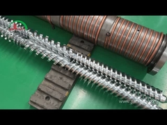 زوج برغي أسطواني متوازي لعملية حبيبات ملف تعريف أنابيب PVC